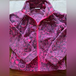 Girls Columbia fleece jacket size S 7/8